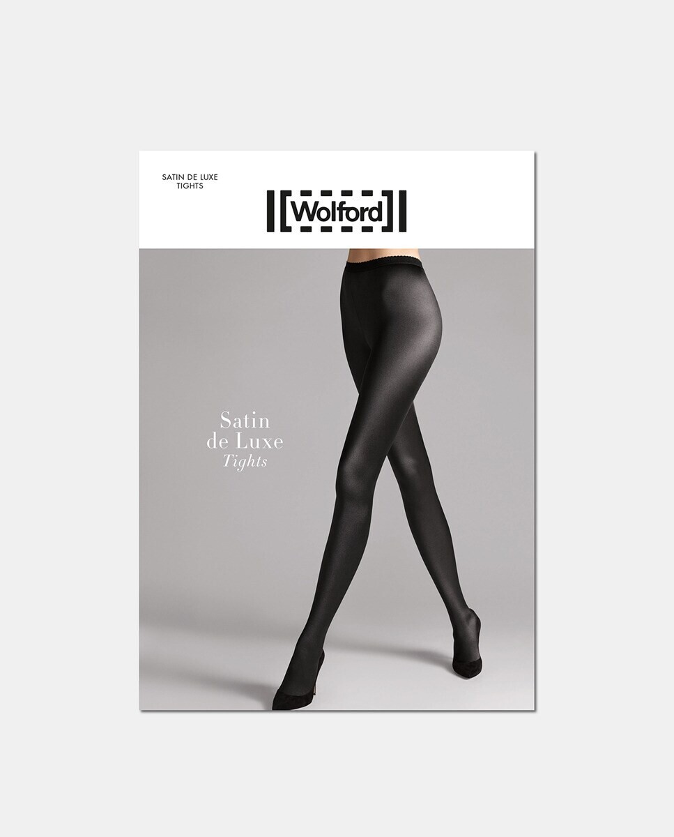 

Трусики Wolford из глянцевого атласа Wolford, черный