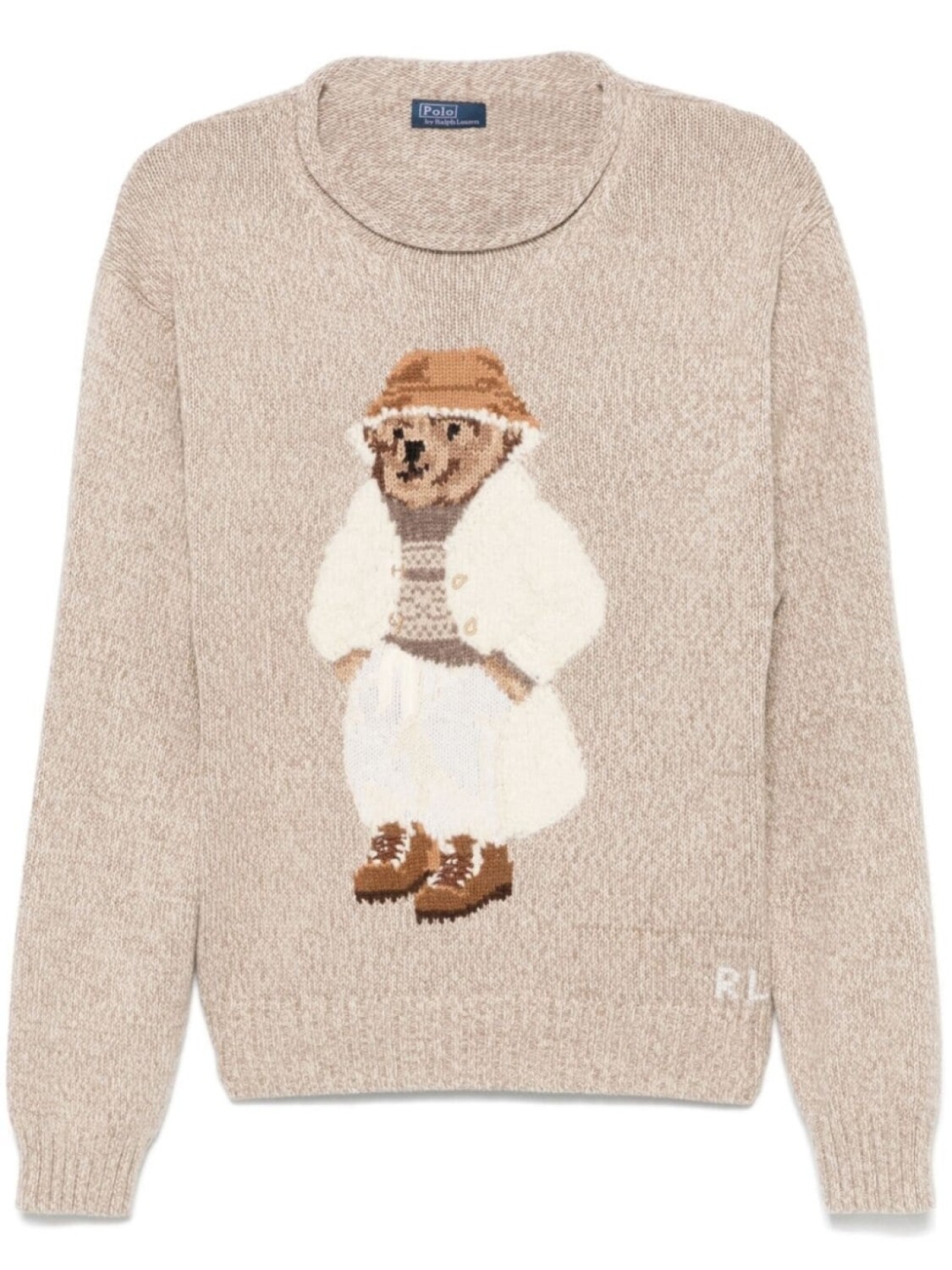 

Polo Ralph Lauren жаккардовый свитер Polo Bear, серый