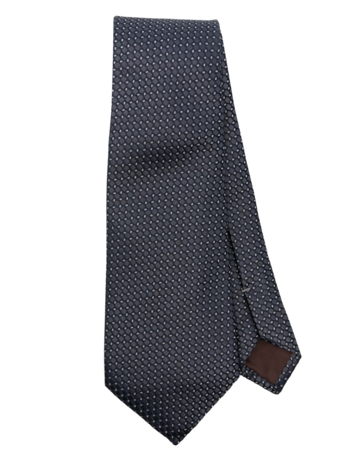 

Canali галстук с жаккардовым узором, синий