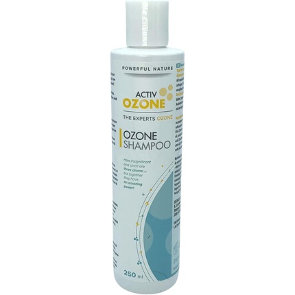 Activozone Озоновый шампунь для всех типов волос с оливковым и подсолнечным маслами, натуральными поверхностно-активными веществами, овсянкой и эфирными маслами бергамота и розмарина, без сульфатов, 250 мл., Keybiological