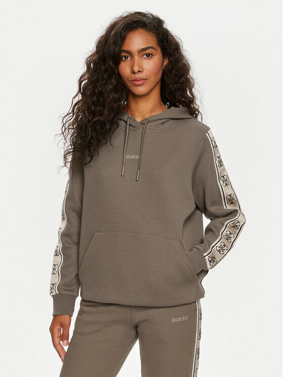 

Толстовка regular fit Guess, коричневый