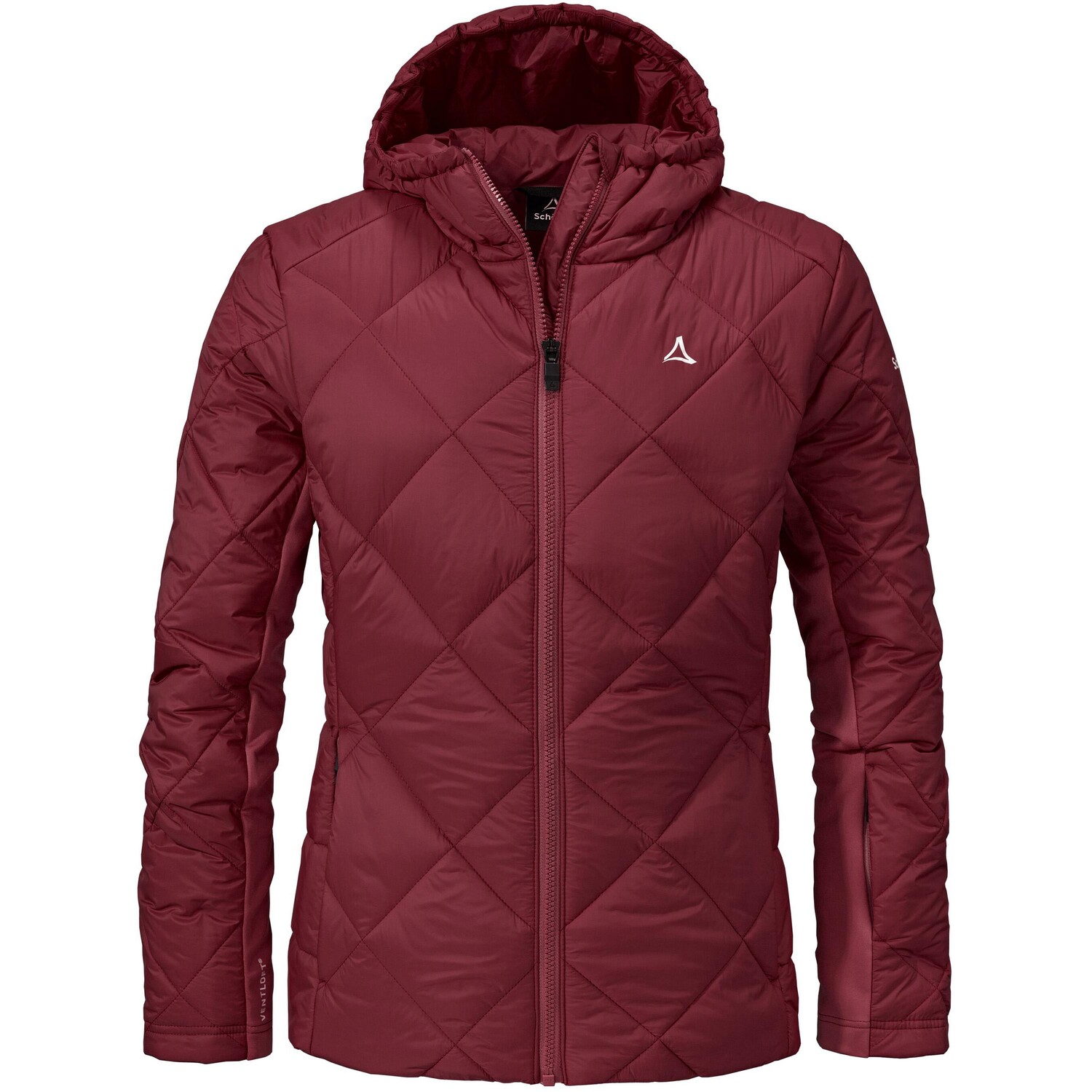 

Куртка софтшелл Schöffel Pontresina, цвет dark burgundy