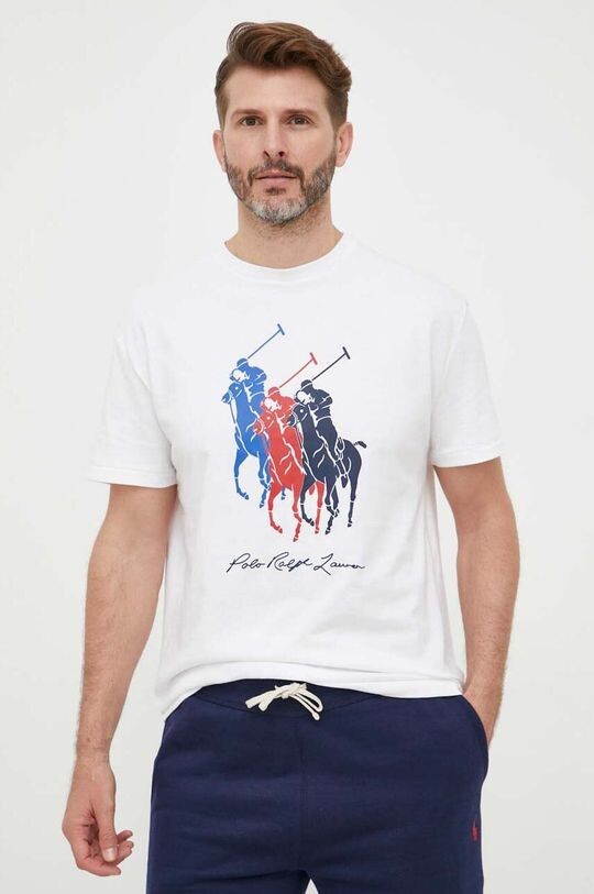

Хлопковая футболка Polo Ralph Lauren, белый