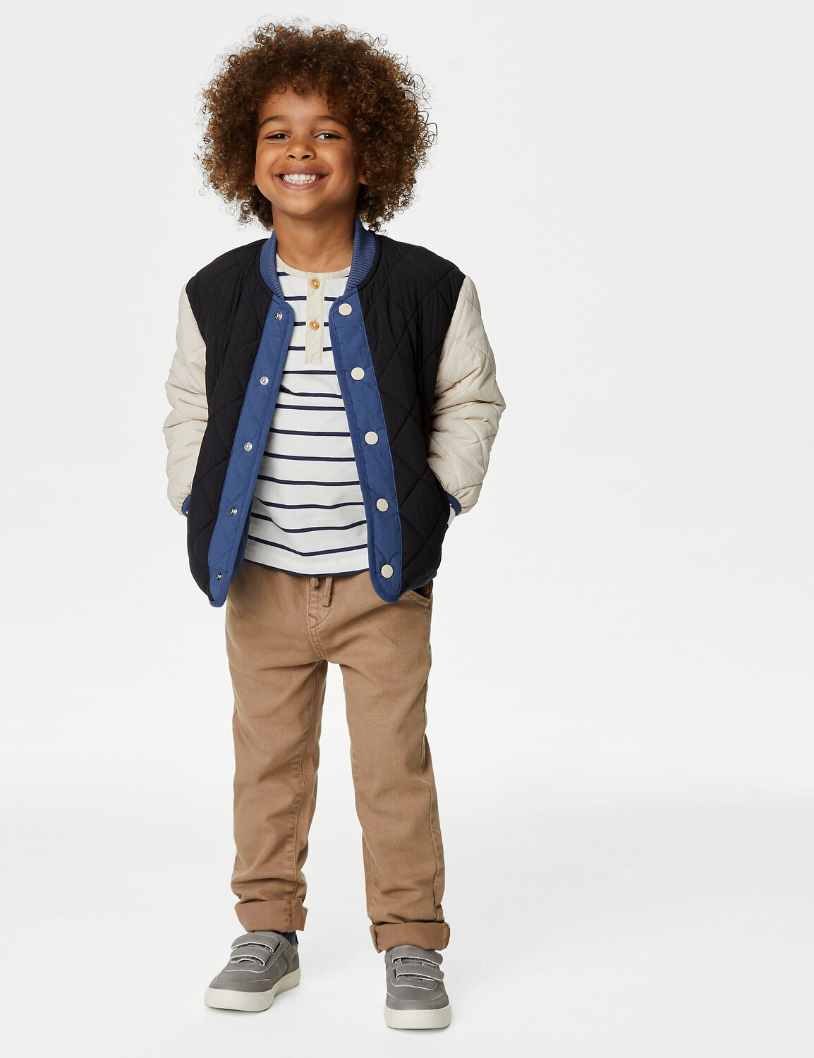 

Стеганый бомбер (2–8 лет) Marks & Spencer