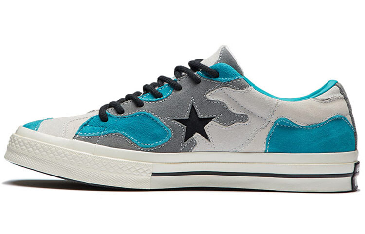 

Унисекс парусиновые туфли Converse one star винтажный белый/турбо-зеленый
