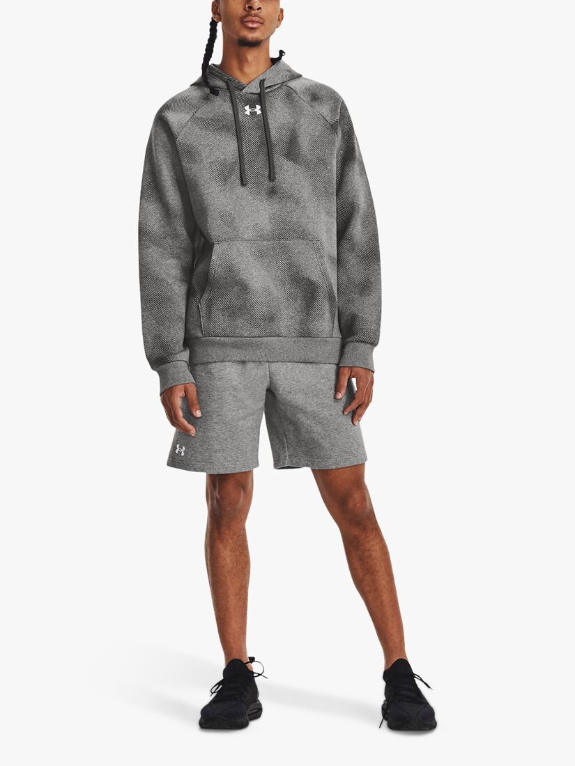 

Флисовые шорты Under Armour Rival, светло-хизер/белый