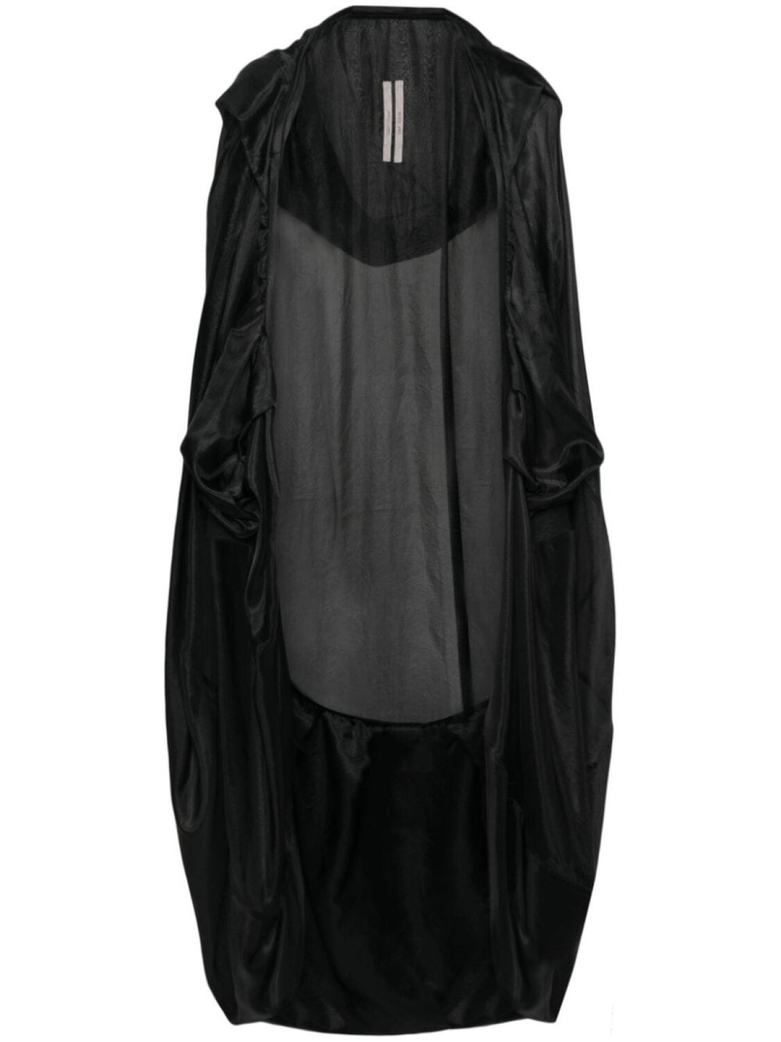 

Rick Owens прозрачный кейп, черный