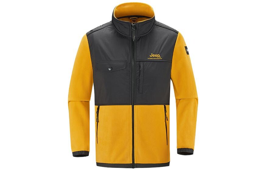 

Флисовая куртка мужская Jeep, цвет Gold Yellow