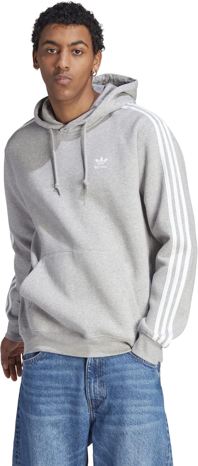 

Толстовка с 3 полосками Adicolor Classics adidas, цвет Medium Grey Heather