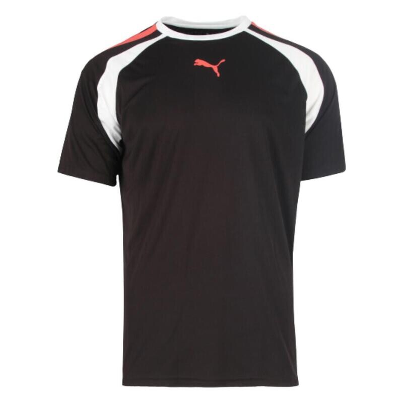 

Мужская техническая футболка Puma TeamLiga с короткими рукавами. Черный