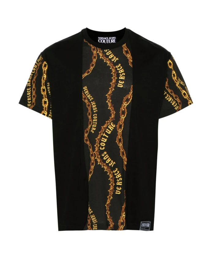 

Футболка мужская AW24 Versace Jeans Couture, черный