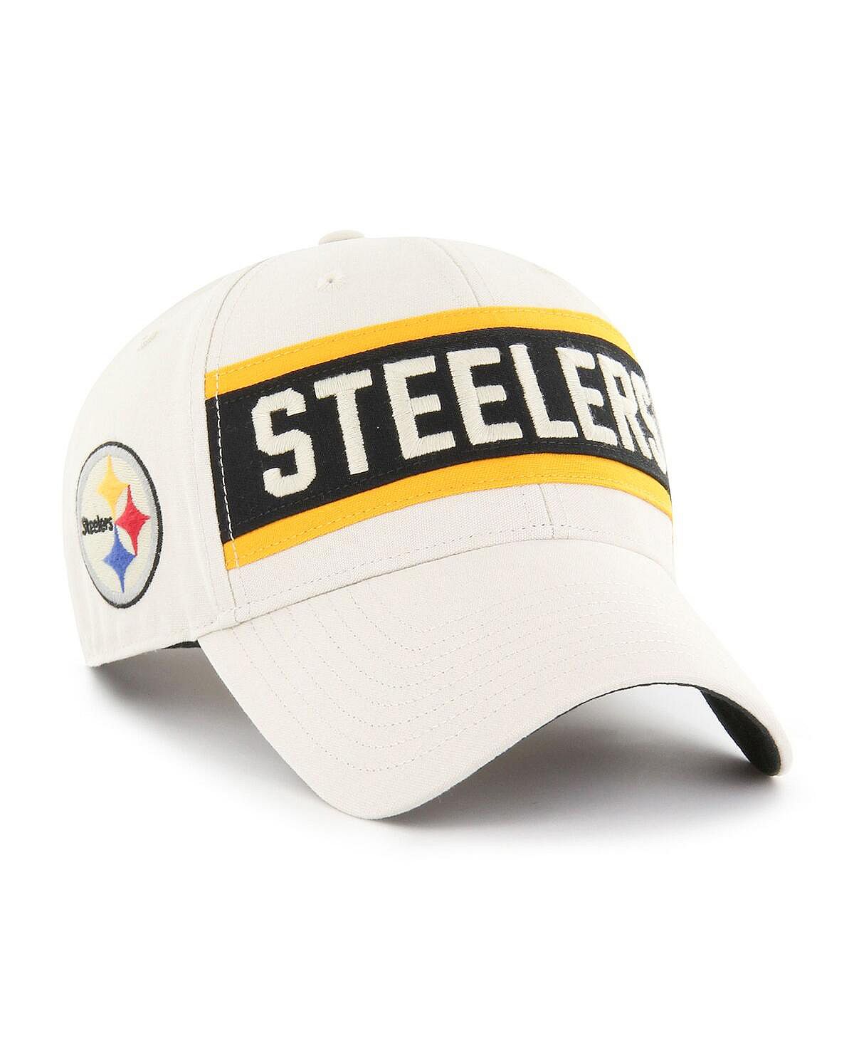 Мужская регулируемая кепка кремового цвета Pittsburgh Steelers Crossroad MVP '47 кремового цвета '47 Brand