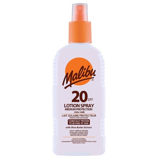 

Защитный лосьон SPF20, водостойкий спрей, 200 мл Malibu
