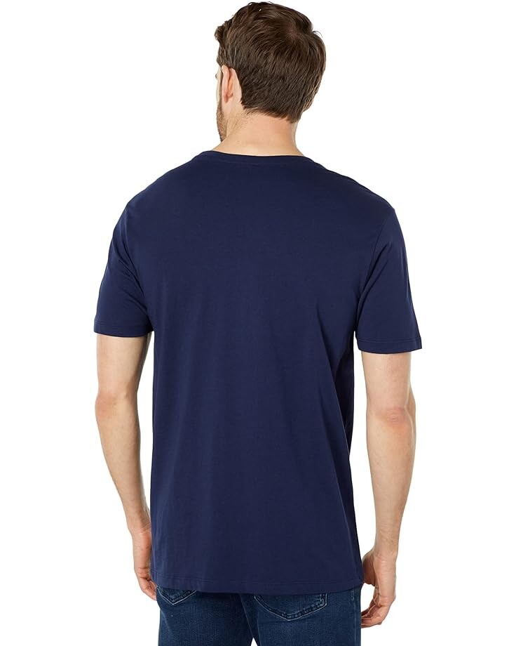 

Футболка U.S. POLO ASSN. Short Sleeve Crew Neck Sheild Graphic Screen Print Tee, цвет Classic Navy