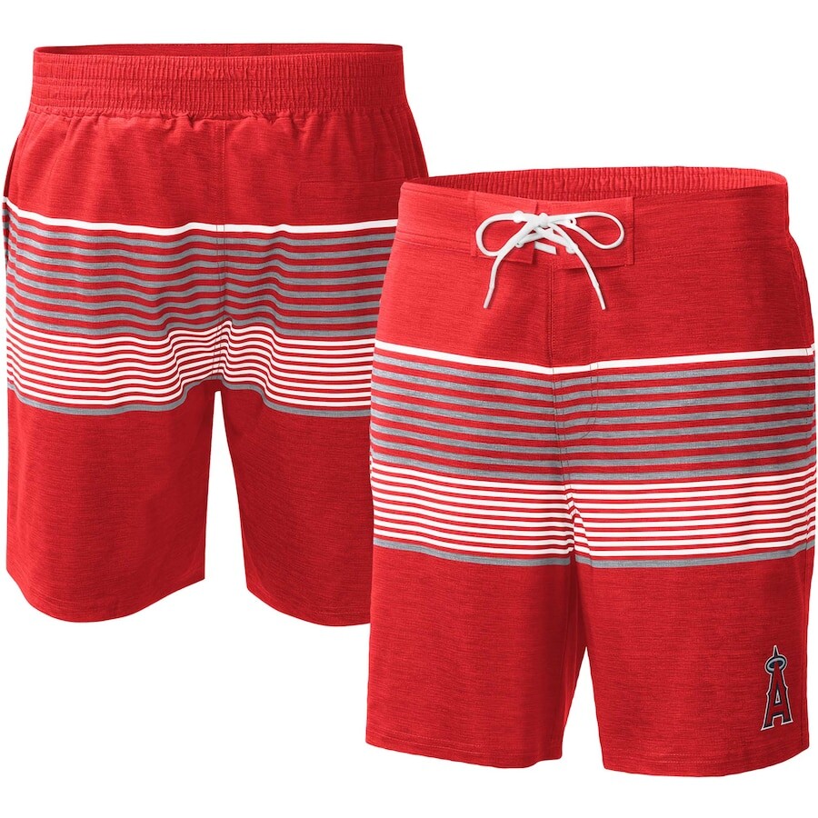 

Пляжные шорты G-III Sports by Carl Banks Los Angeles Angels, красный