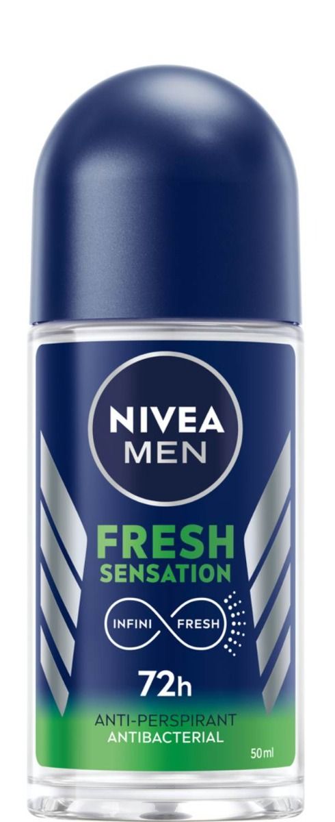 высокофторовый жидкий парафин rex hf21 blue spray 150 мл Антиперспирант для мужчин Niveo Deo Fresh Sensation , 50 мл