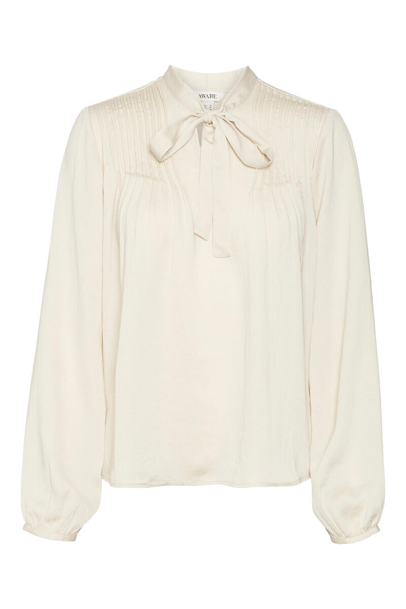 

Топ с длинными рукавами и бантом Vero Moda, серый