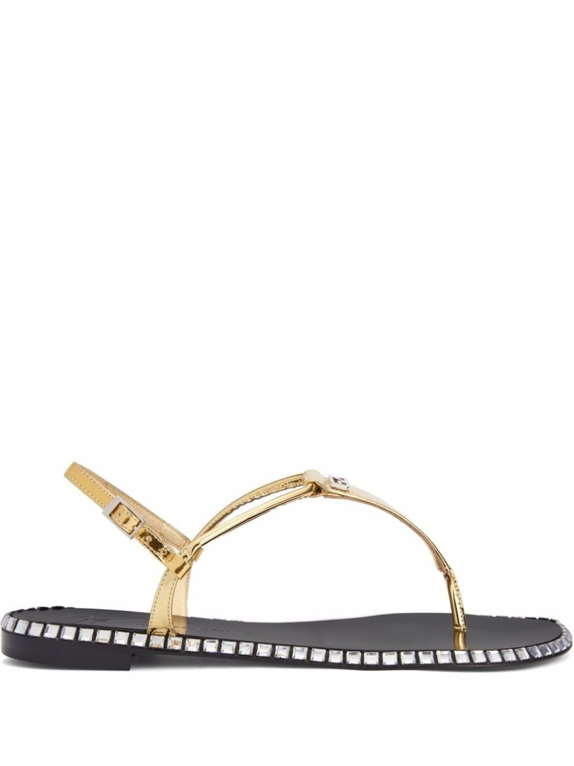 

Giuseppe Zanotti кожаные босоножки Bellatriks, золотистый