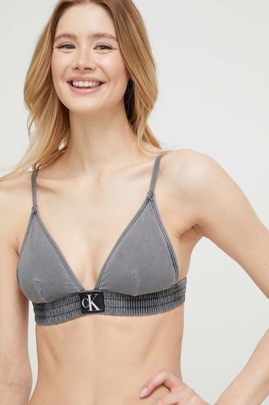 

Бюстгальтер для плавания Calvin Klein, серый