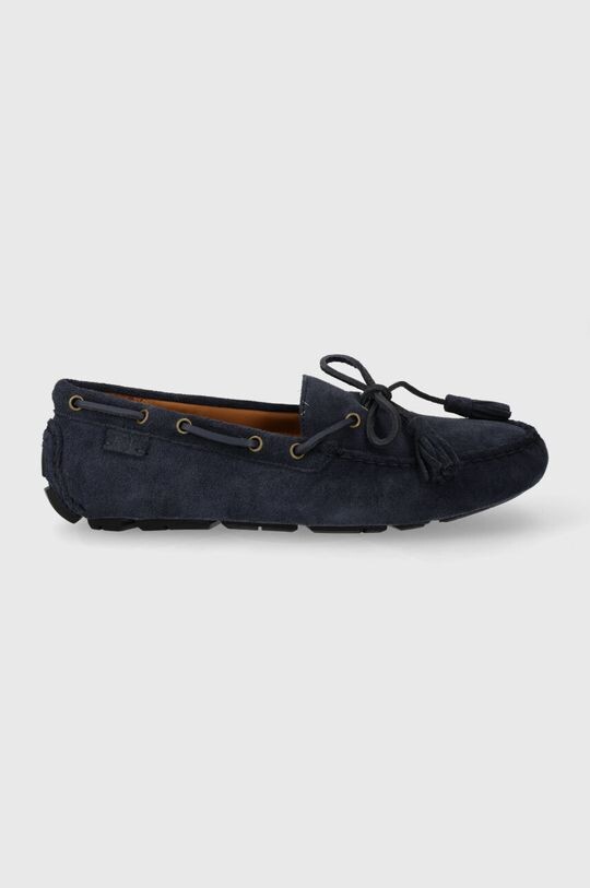 

Замшевые лоферы Anders Tie Polo Ralph Lauren, темно-синий