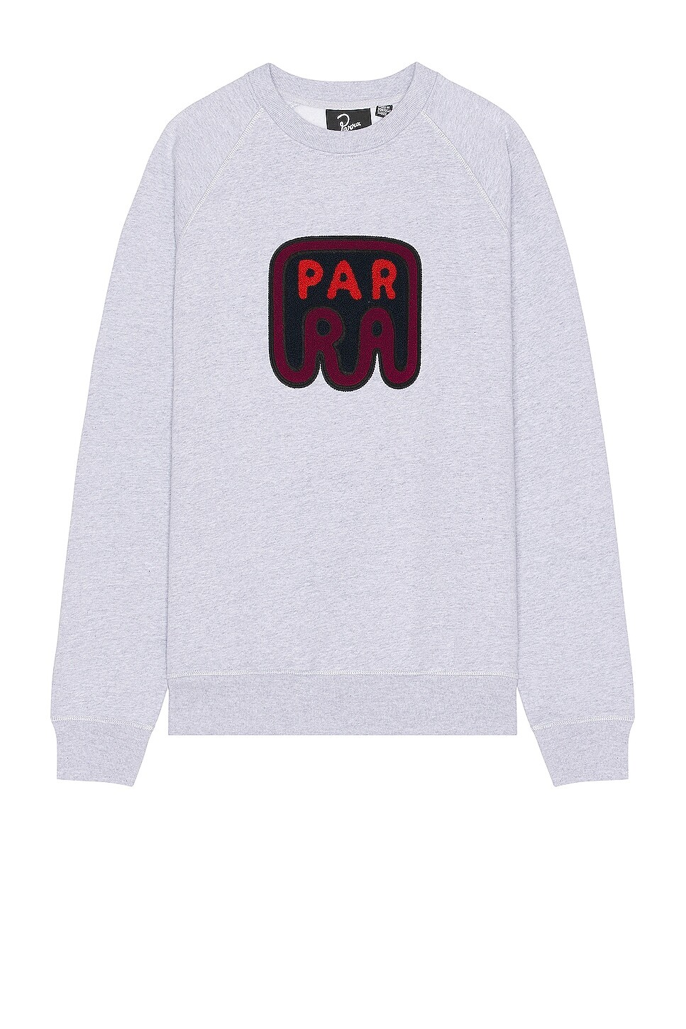 

Толстовка By Parra Fast Food Logo Crewneck, цвет Heather Grey