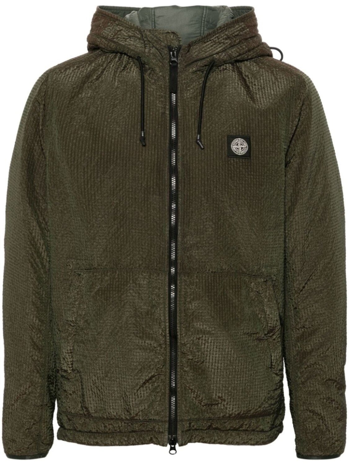 

Stone Island куртка с мотивом компаса, зеленый