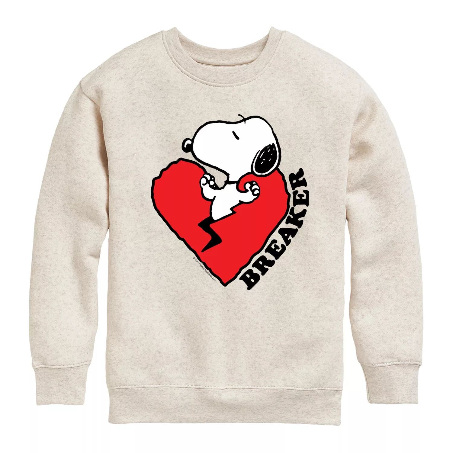 

Флисовый свитшот Peanuts Heart Breaker для мальчиков 8–20 лет Licensed Character