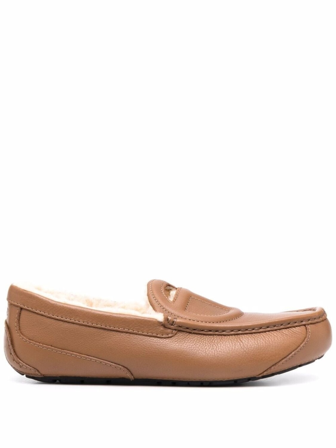

Лоферы с тисненым логотипом из коллаборации с Telfar UGG, коричневый