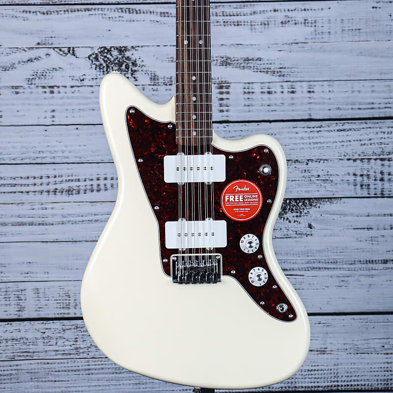 

Электрогитара Squier Paranormal Jazzmaster XII Guitar | Olympic White