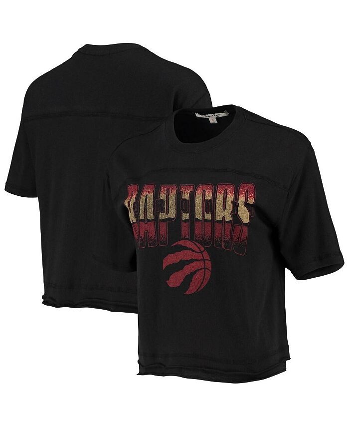 

Женский черный укороченный топ с градиентом Toronto Raptors Junk Food, черный