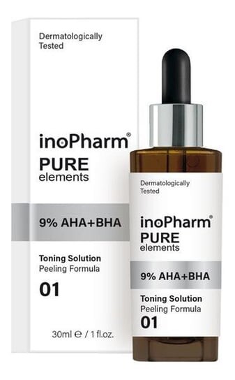 

Пилинг для лица с гидроксикислотами 9% AHA и BHA, 30 мл InoPharm