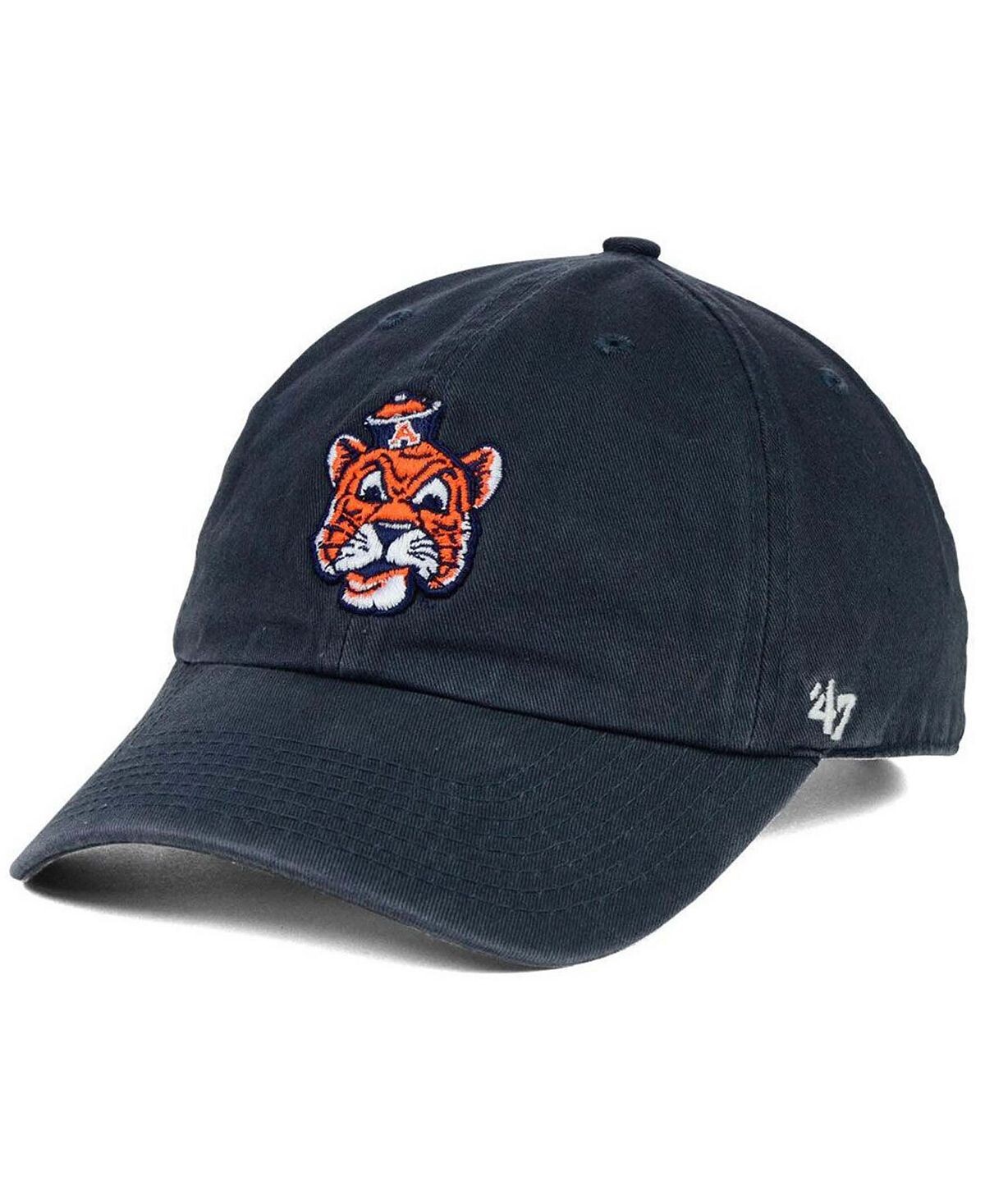 

Мужская темно-рыжая регулируемая шляпа с логотипом Throwback Tigers '47 Brand