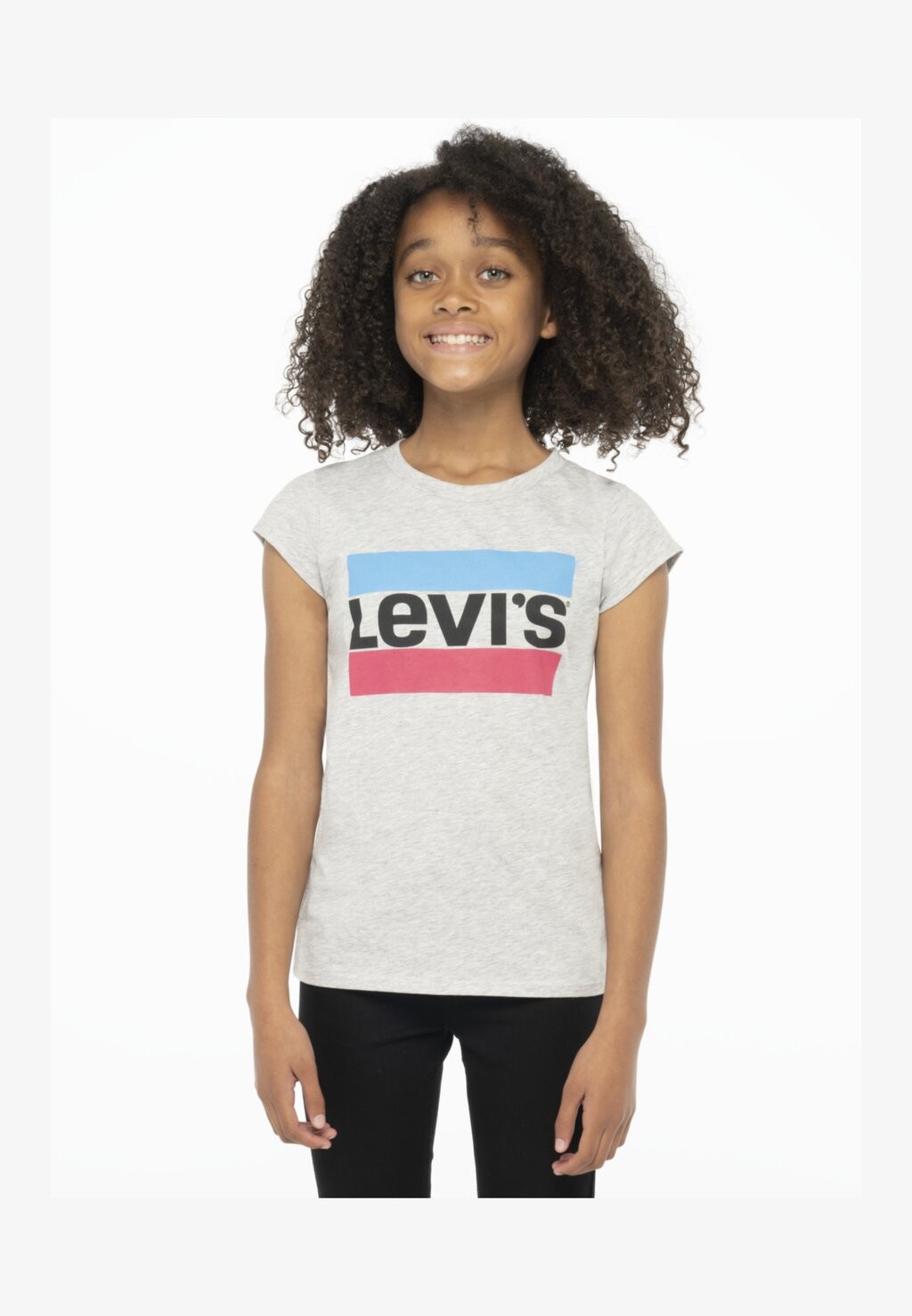 

Футболка с принтом Sportswear Logo Tee Levi's, цвет grey heather