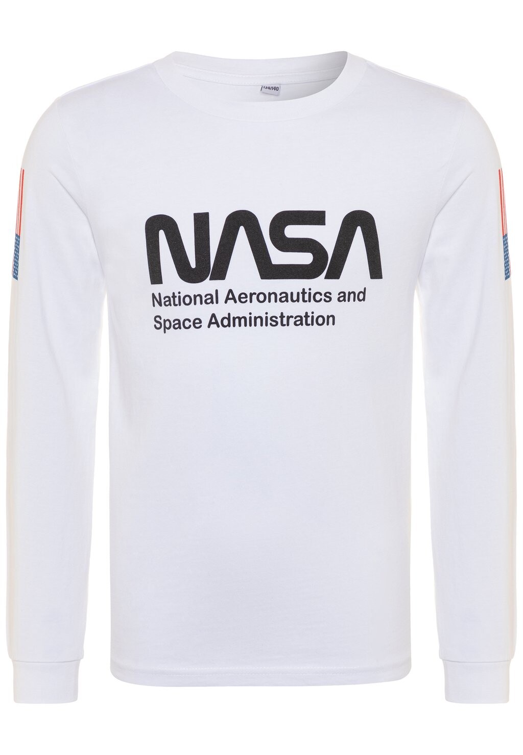 

Футболка с длинным рукавом Kids Nasa Worm Longsleeve Mister Tee, белый