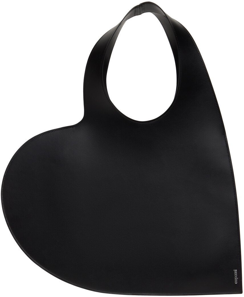 

Черная сумка-тоут с сердечком Coperni, цвет Black