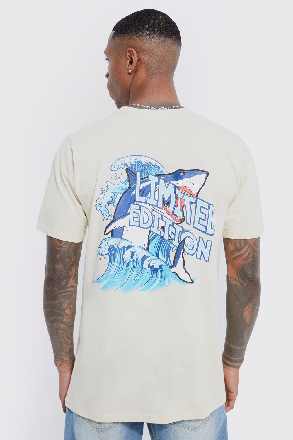 

Футболка ride the waves, ограниченная версия Boohoo, песочный, Бежевый