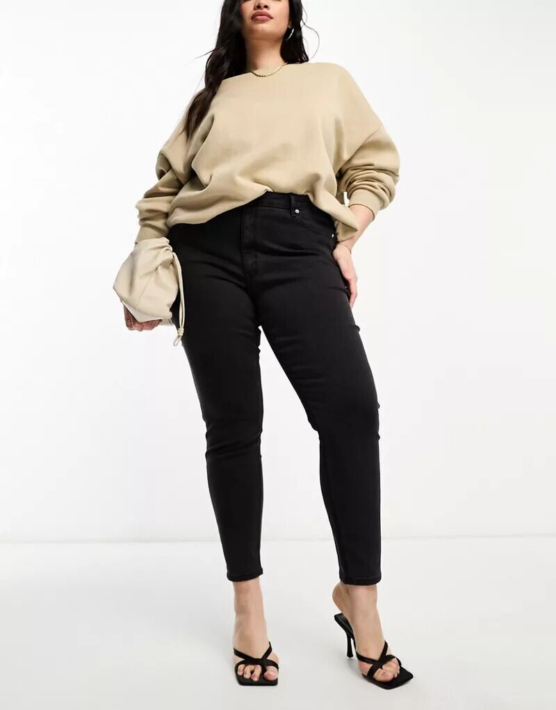 

Черные джинсы скинни ASOS DESIGN Curve Ultimate