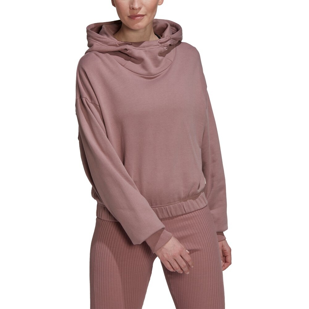 

Худи adidas Studio Lounge Cropped, коричневый