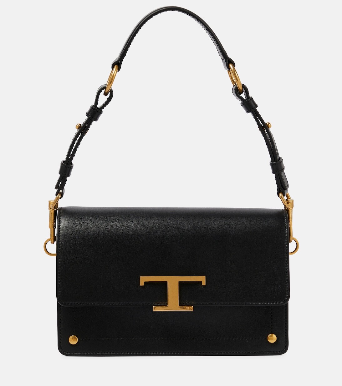 

Маленькая кожаная сумка через плечо Tod's, черный