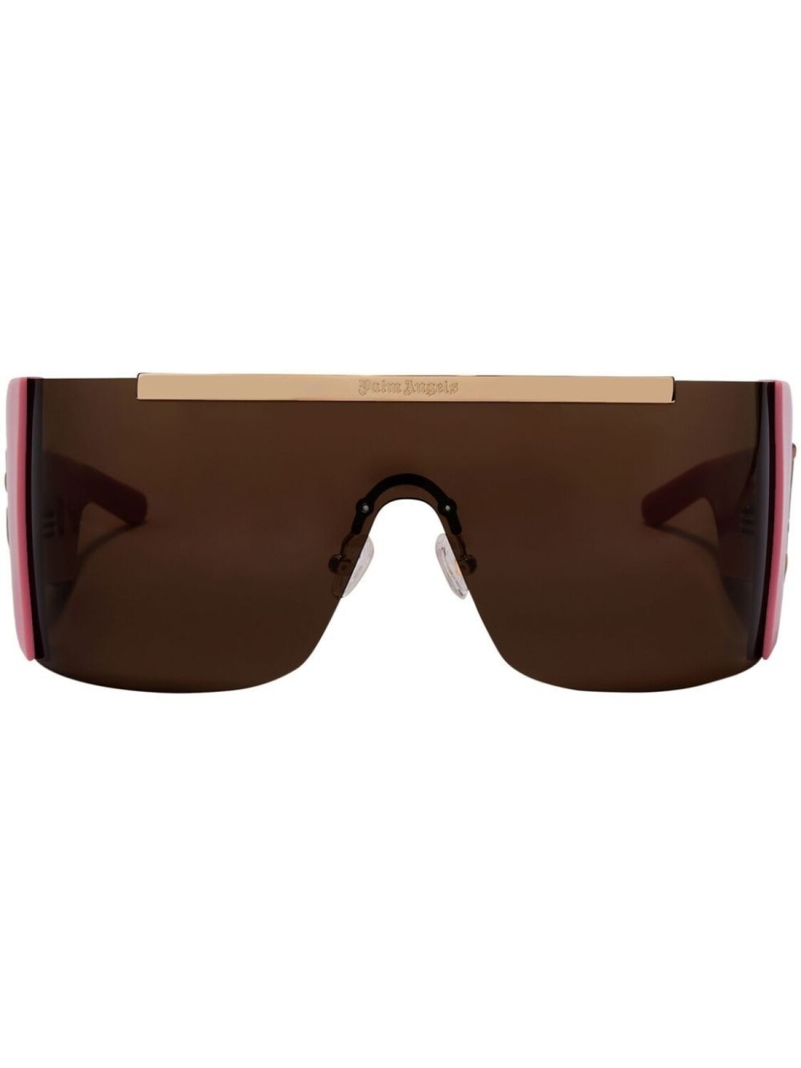 

Солнцезащитные очки-маска Los Angeles Palm Angels Eyewear, розовый