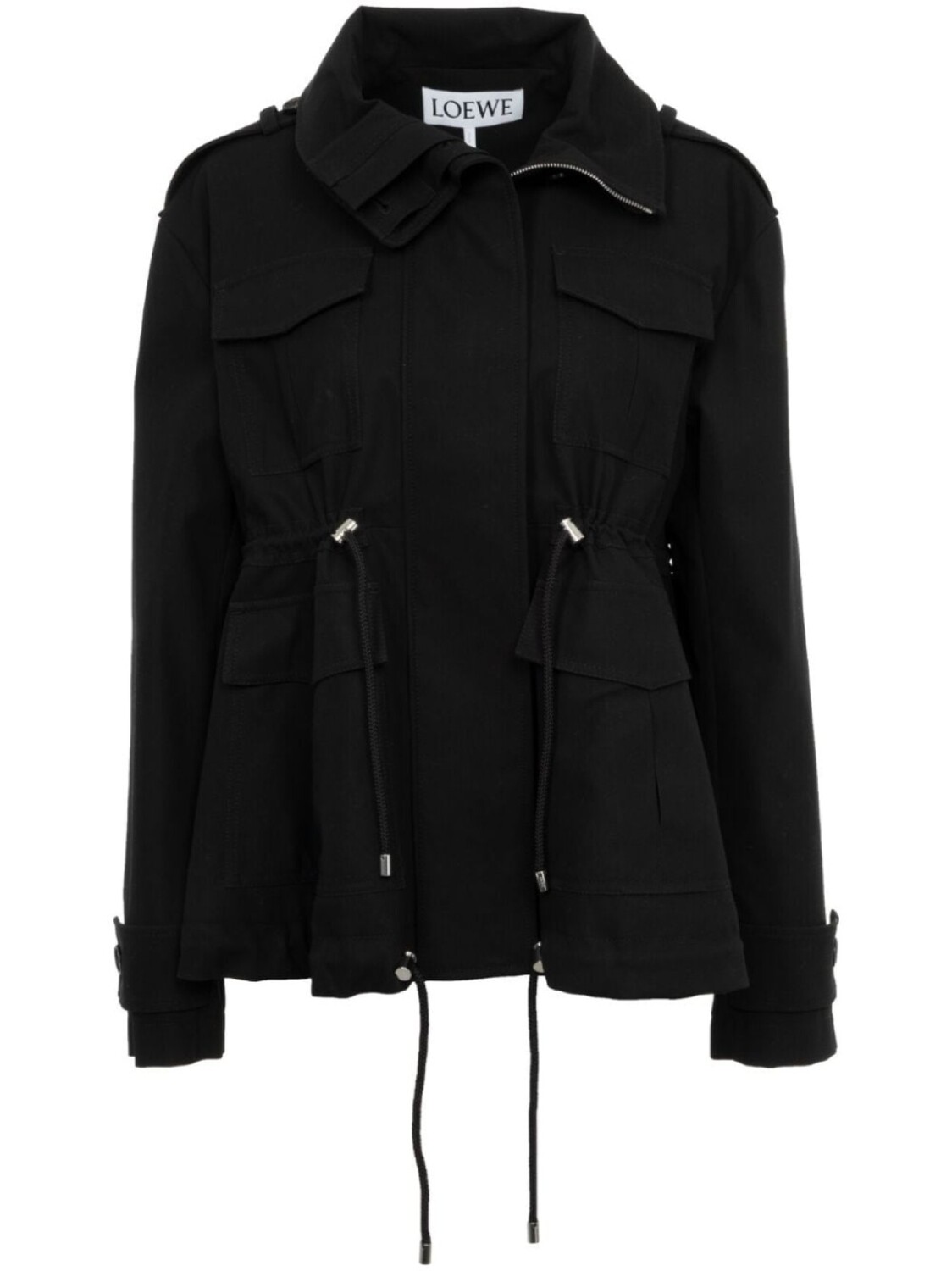 

LOEWE хлопковая парка, черный