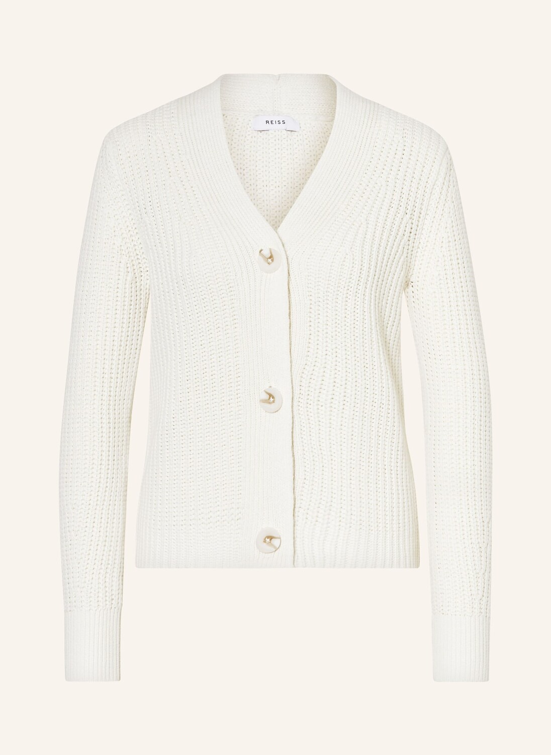 

Кардиган ариана с льном REISS, белый