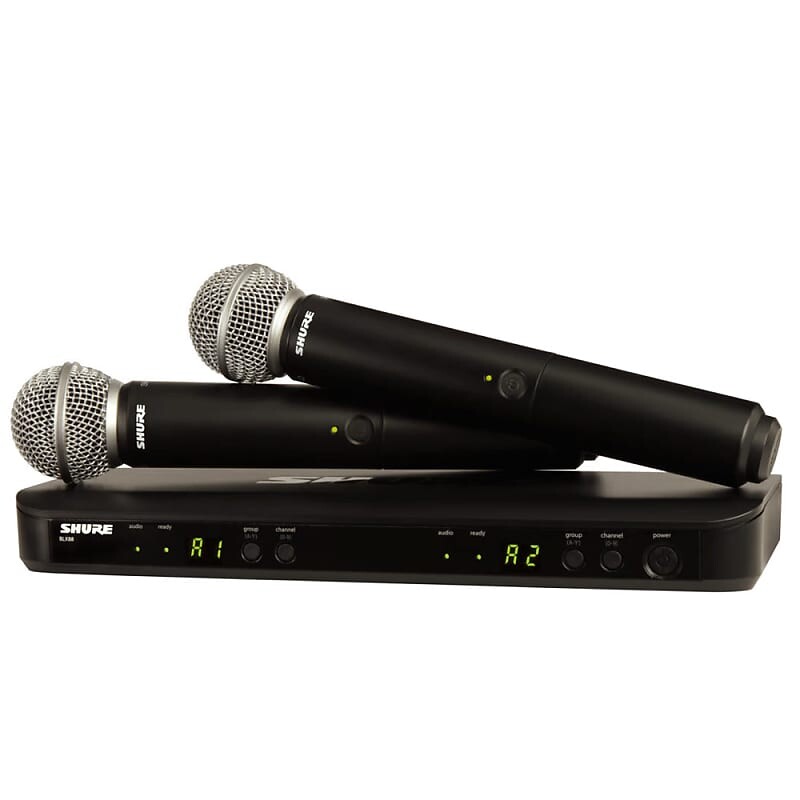 

Микрофон Shure BLX288 Wireless Dual Vocal System - Freq Band J11 (596-616 MHz)