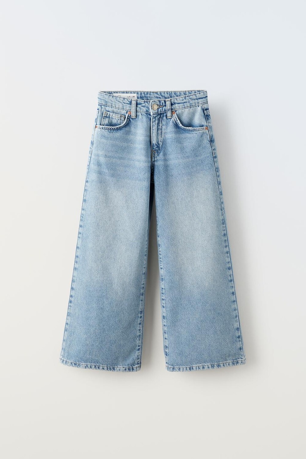 

Широкие джинсы суперэкстрим ZARA, синий