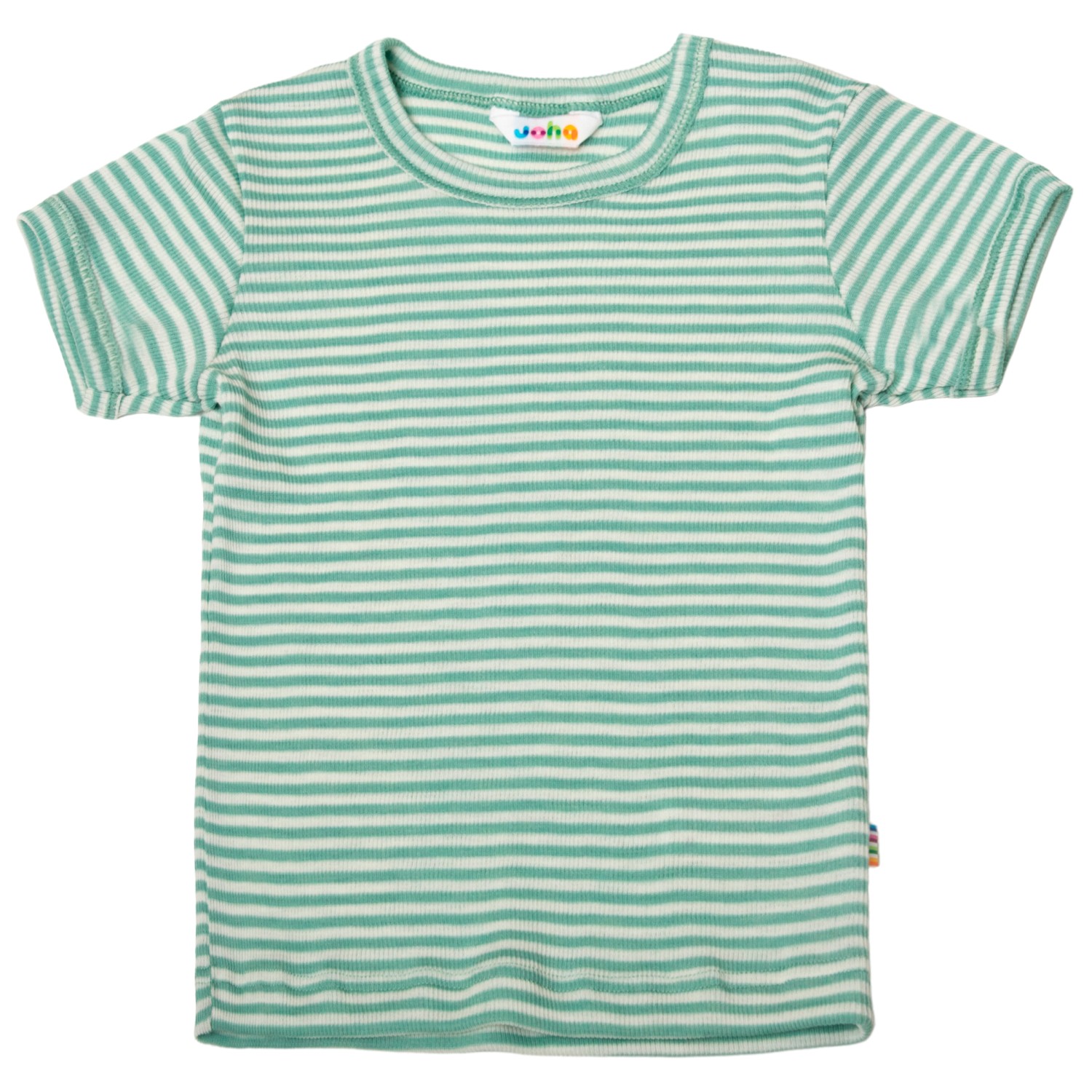Рубашка из мериноса Joha Kid's Blouse S/S 17285, зеленый цена и фото