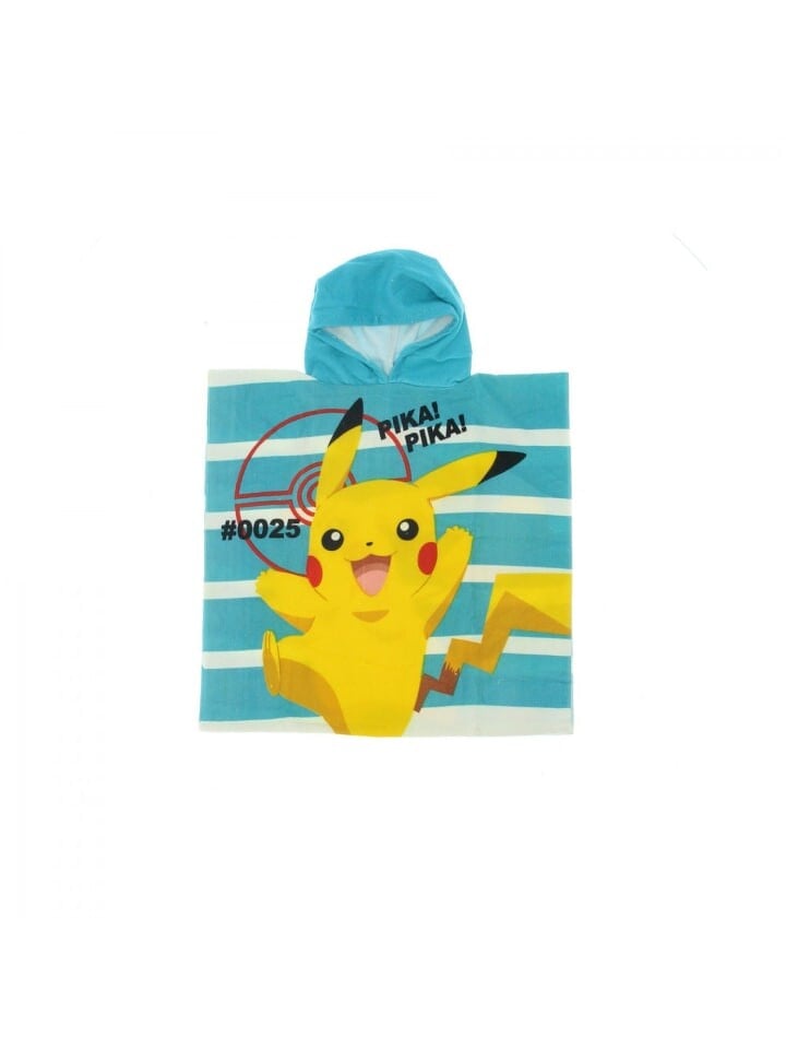 

Купальник COFI 1453 Pokémon Badeponcho Kapuzen Badetuch für Kinder Praktisch, синий