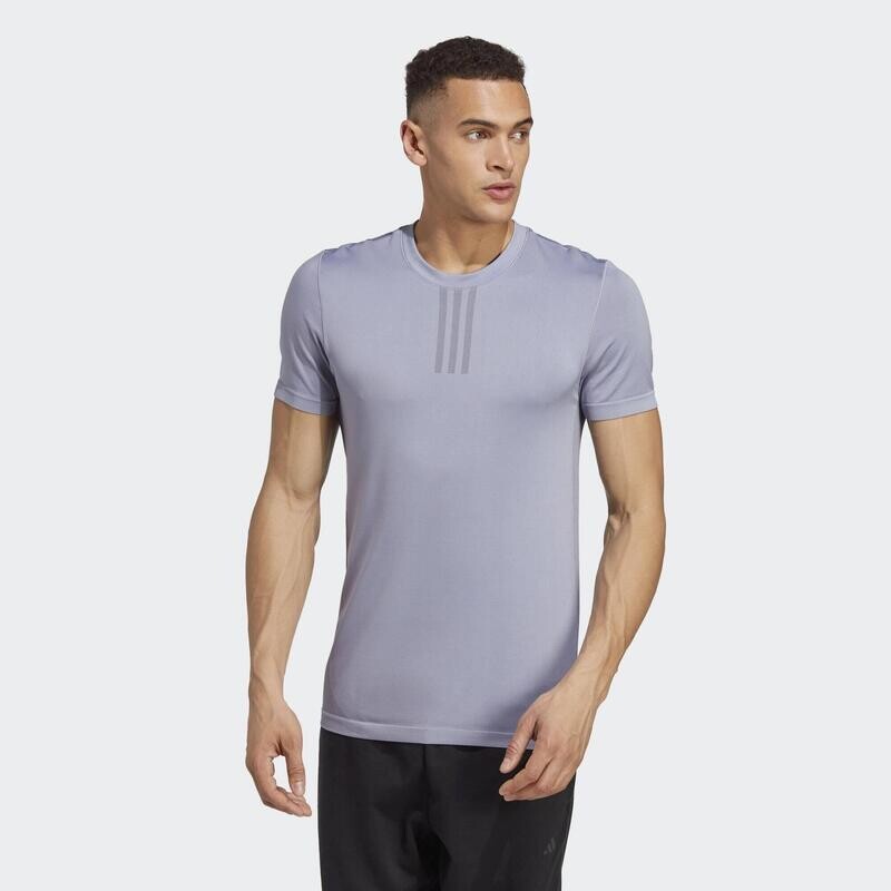 

Бесшовная футболка для тренировок AEROKNIT Yoga Base ADIDAS, цвет gris