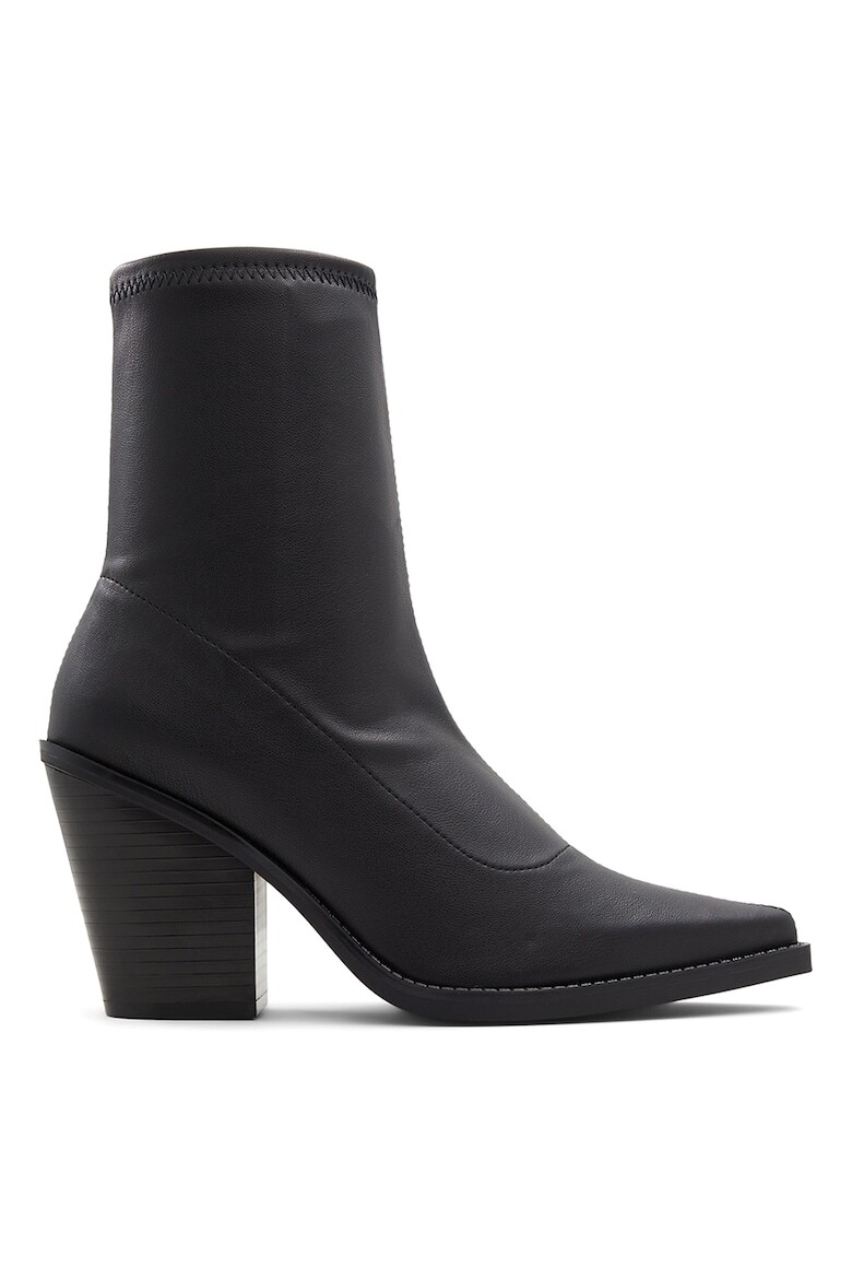 

Бамбуковые ботильоны на кубинском каблуке Aldo, черный