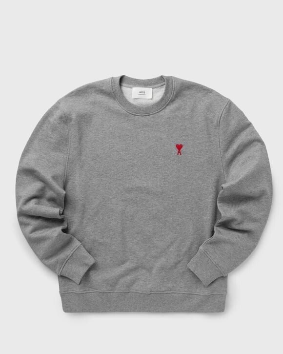 

Толстовка Ami Paris Sweatshirt Ami De Coeur, цвет 055: gris chine