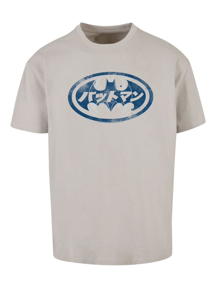 

Футболка F4NT4STIC DC Comics Batman Japanese Logo White, цвет lightasphalt